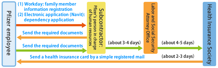 Electronic application flow (Pfizer employees)